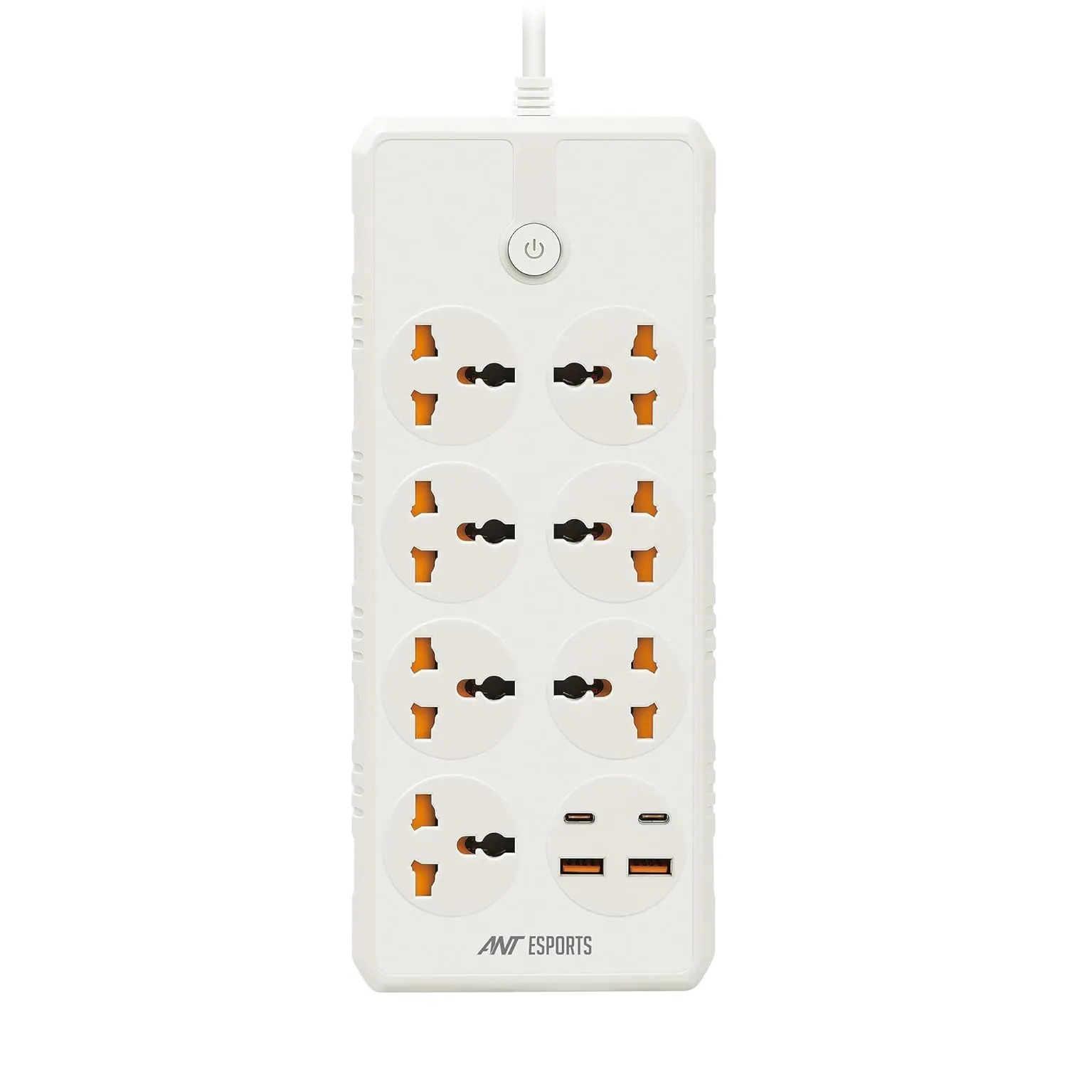 Ant Esports Spike 7 Socket 1 Switch 2×USB 2×TYPE-C 3m (PS722)